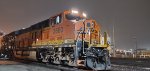 BNSF 3680 Under The Lights at The BNSF Pasco Fuel Rack, Washington Tied Down
